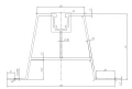 Pont trapézoïdal 40cm H-70 en EPDM pour toitures en tôle trapézoïdale PV-02-04-02 (1)