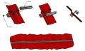 Schroef met dubbele schroefdraad voor adapters en driehoeken - M10x300 PV-06-03 (2)