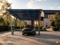 Carport Photovoltaïque VICA pour 1 véhicule SOLO Abri Solaire GPV-105-01 (3)