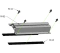 Pont trapézoïdal 40cm H-70 en EPDM pour toitures en tôle trapézoïdale PV-02-04-02 (4)