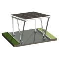 Carport Photovoltaïque VICA pour 1 véhicule SOLO Abri Solaire GPV-105-01 (4)