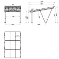 Carport Photovoltaïque VICA pour 1 véhicule SOLO Abri Solaire GPV-105-01 (5)