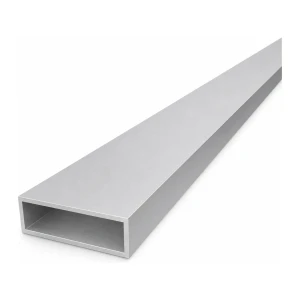 Tube aluminium rectangulaire 20×60×2 mm – profil fermé EN AW-6060, L=2000 mm