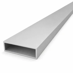 Tube aluminium rectangulaire 20×70×2 mm – profil fermé EN AW-6060, L=2000 mm
