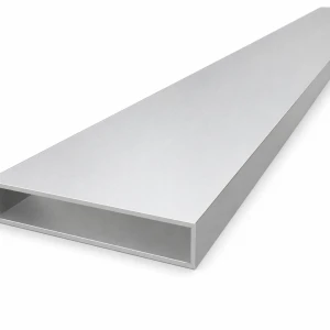 Tube aluminium rectangulaire 20×100×2 mm – profil fermé L=2000 mm EN AW-6060