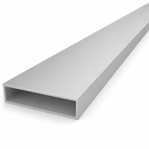 Tube aluminium rectangulaire 20×80×2 mm – profil fermé EN AW-6060 L=2000 mm