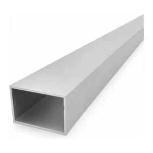 Tube aluminium rectangulaire 40×60×2 mm – profil fermé EN AW-6060, longueur 2000 mm