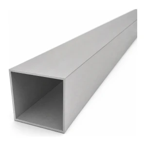 Tube aluminium carré 60×60×2 mm – profil fermé PA38 L=2000 mm