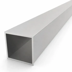 Tube aluminium carré 60×60×3 mm – profil fermé L=2000 mm EN AW-6060