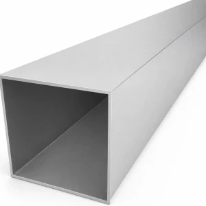 Tube aluminium carré 80×80×2 mm – profil fermé L=2000 mm