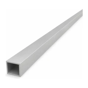 Tube aluminium carré 20×20×1,5 mm EN AW-6060 – longueur 2000 mm