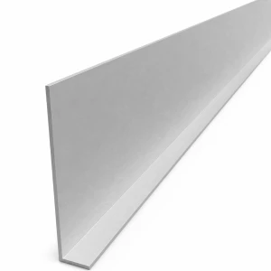Cornière aluminium inégale 100×20×2 mm – profil L, longueur 2000 mm