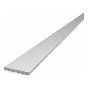Plat aluminium 40×4 mm EN AW-6060 T64, longueur 2000 mm