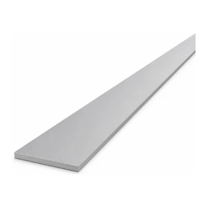 Plat aluminium 50×4 mm EN AW-6060 T64, longueur 2000 mm