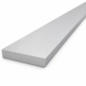 Aluminium plat profiel EN AW-6060 T64 – 80×15 mm, lengte 2000 mm