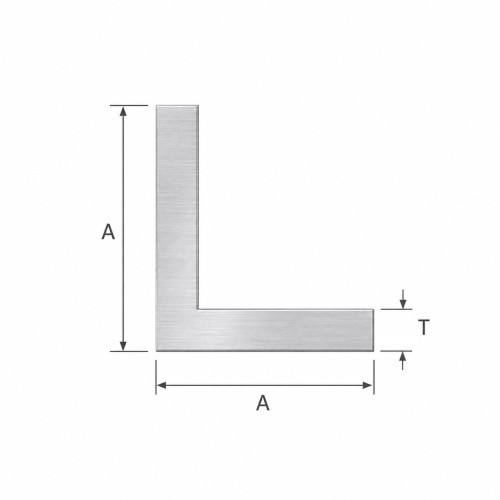 Cornière aluminium égale 10×10×2 mm – profil L, longueur 2000 mm 001-719 (2)