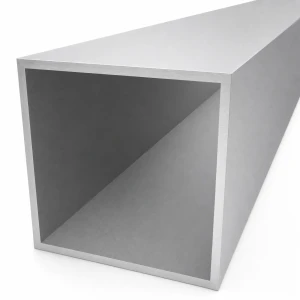 Tube aluminium carré 100×100×4 mm – profilé creux L=2000 mm