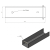Profilé connecteur support pour soubassement 300x55 galvanisé GPV-700-49 (3)