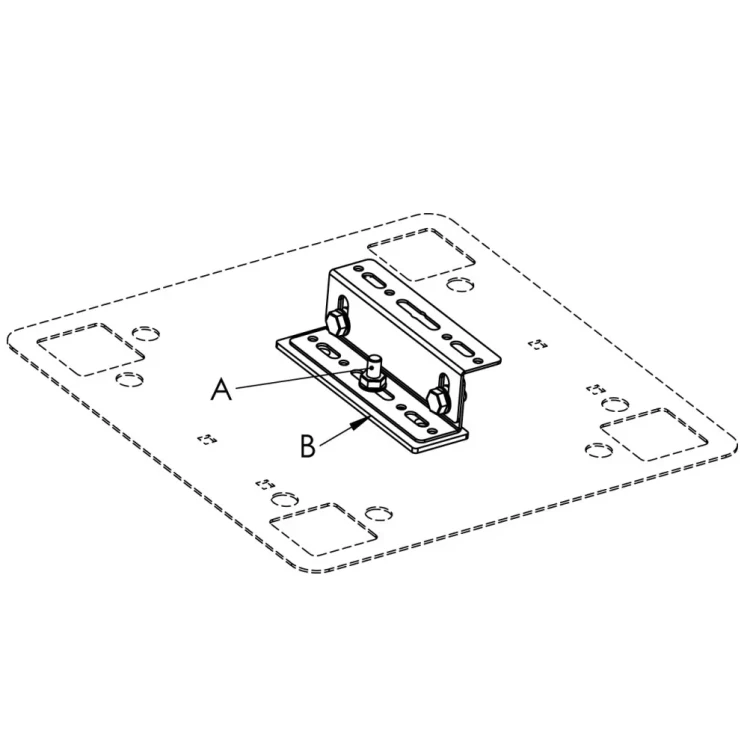 Jeu de vis - 32mm et joints pour plaque de montage CWL et support "Z" PV-27-03 (8)