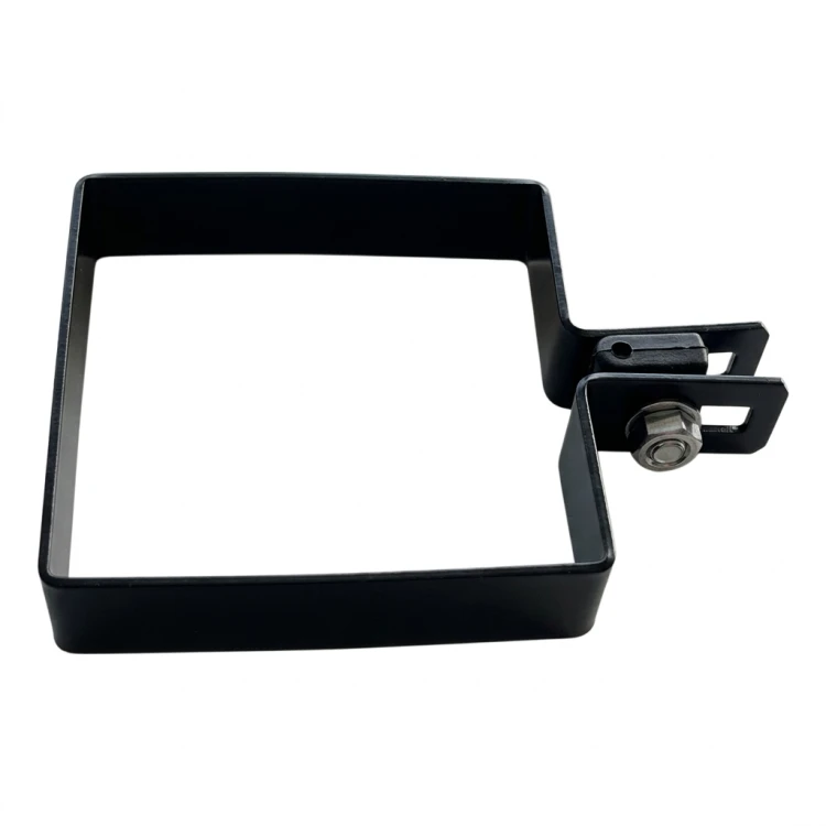 Collier d'extrémité pour panneaux de clôture 100x100 mm noir 000-782 (3)