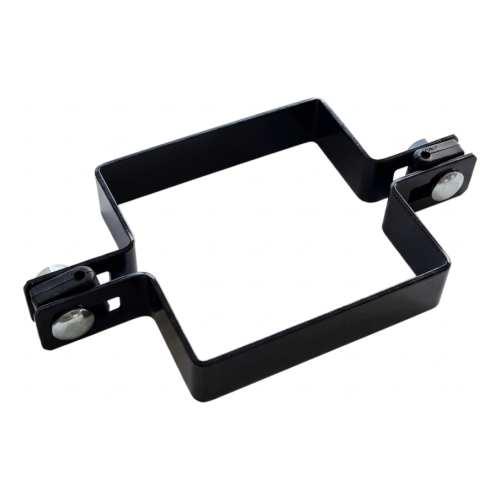 Collier intermédiaire pour panneaux de clôture 100x100 mm noir 000-778 (1)