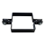 Collier intermédiaire pour panneaux de clôture 100x100 mm noir 000-778 (2)