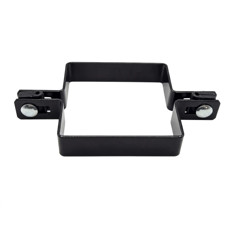 Collier intermédiaire pour panneaux de clôture 100x100 mm noir 000-778 (3)