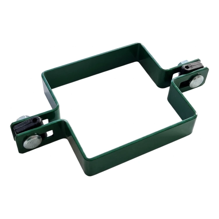 Collier intermédiaire pour panneaux de clôture 100x100 mm vert 000-779 (1)