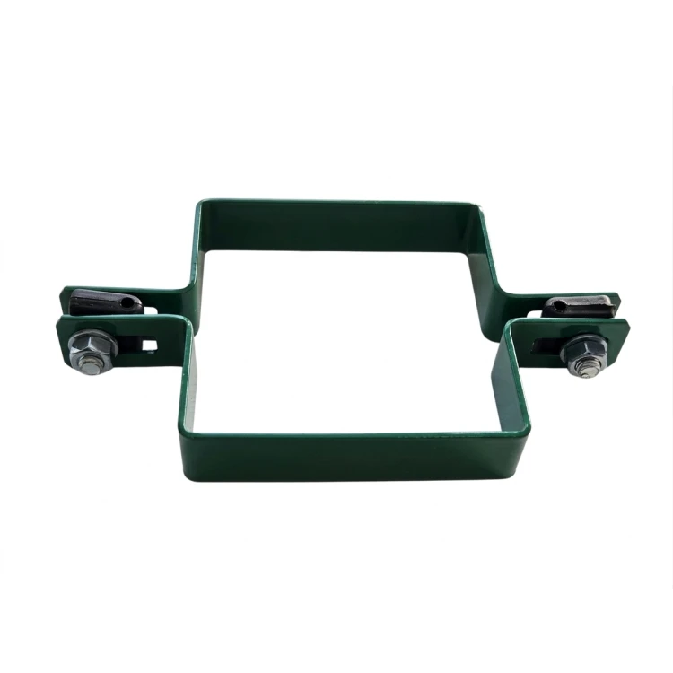 Collier intermédiaire pour panneaux de clôture 100x100 mm vert 000-779 (3)