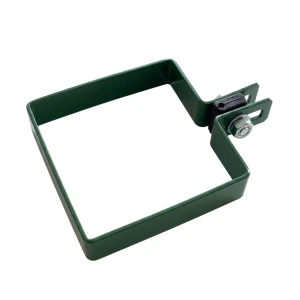 Eindklem voor hekkenpanelen 100x100 mm groen
