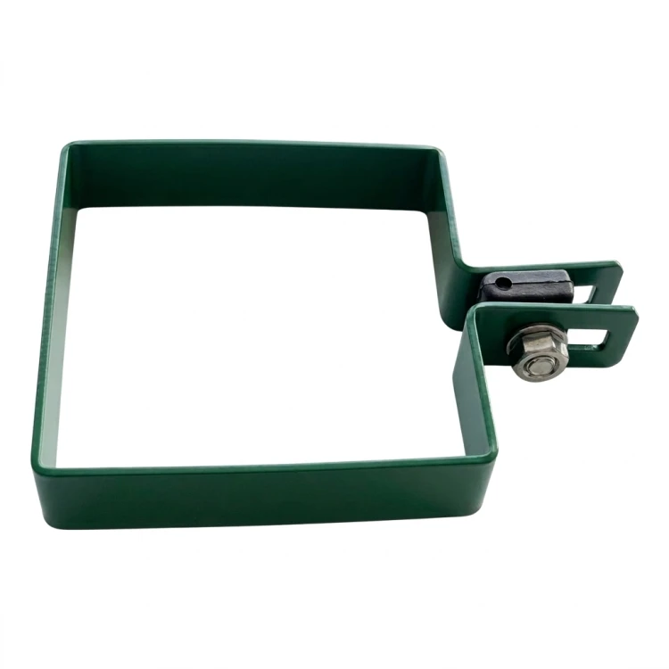 Collier de finition pour panneaux de clôture 100x100 mm vert 000-783 (2)