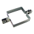Collier intermédiaire pour panneaux de clôture 100x100 mm galvanisé 000-777 (1)