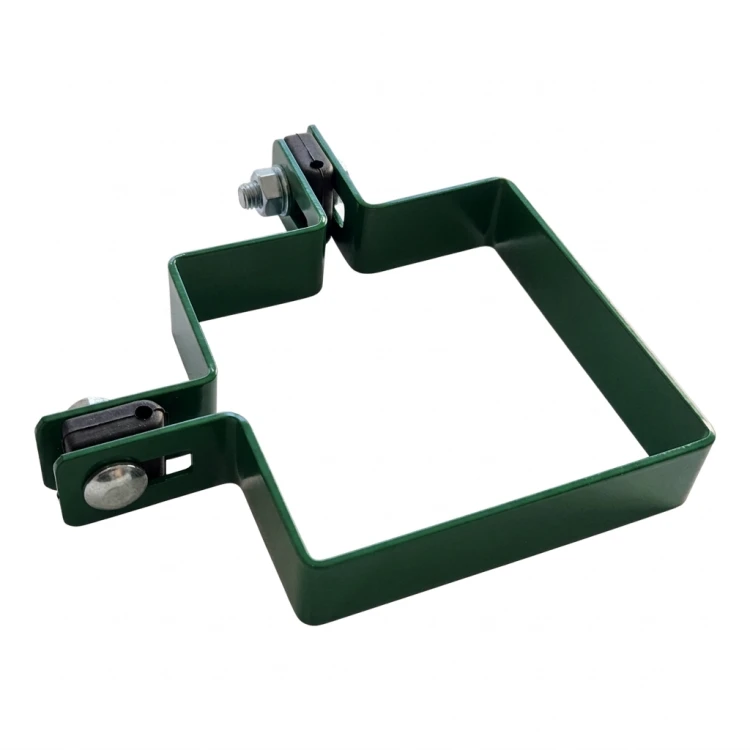 Collier d'angle pour panneaux de clôture 100x100 mm vert 000-775 (3)
