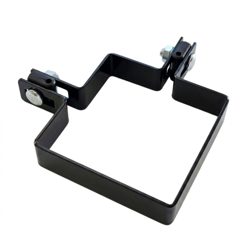 Collier d'angle pour panneaux de clôture 100x100 mm noir 000-774 (1)