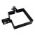 Collier d'angle pour panneaux de clôture 100x100 mm noir 000-774 (2)
