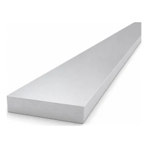 Plat aluminium 70×15 mm EN AW-6060 T64, longueur 2000 mm