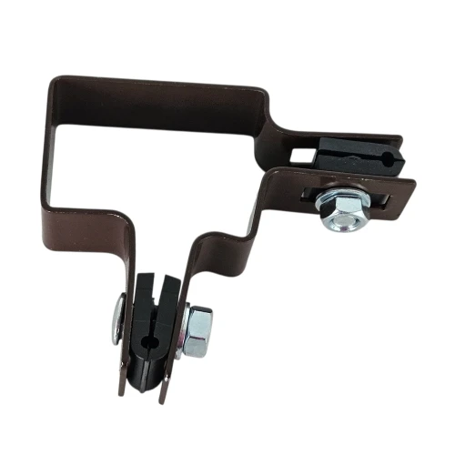 Collier d'angle pour panneaux de clôture 60x40 bronze GPV-700-10 (2)