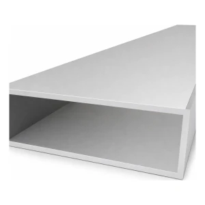 Tube aluminium rectangulaire 50×150×4 mm – profil fermé EN AW-6060, L=2000 mm