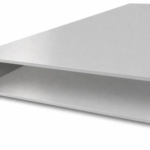 Tube aluminium rectangulaire 40×200×3 mm – profil fermé EN AW-6060, L=2000 mm