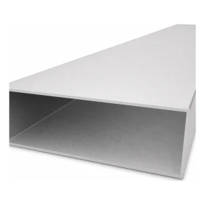 Tube aluminium rectangulaire 50×150×2 mm – profil fermé L=2000 mm