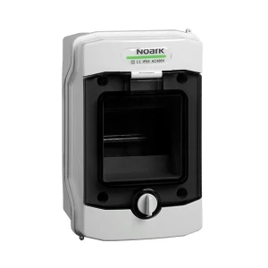 Boîtier d'installation en saillie IP65 1 rangée 4 modules plastique