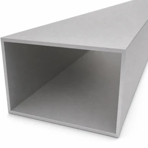 Tube aluminium rectangulaire 80×120×3 mm EN AW-6060 – longueur 2000 mm