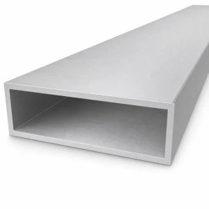 Tube aluminium rectangulaire 40×120×4 mm – profil fermé EN AW-6060, L=2000 mm