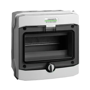 Boîtier d'installation en saillie IP65, 1 rangée, 8 modules