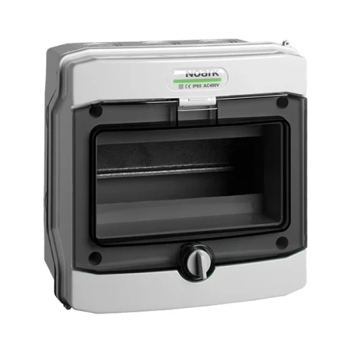 Kunststof installatiebehuizing, opbouw, IP65, 1 rij, 8 modules PV-200-101493