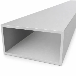 Tube aluminium rectangulaire 60×120×4 mm – profil fermé L=2000 mm