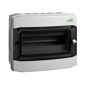 Coffret électrique en saillie IP65 1 rangée 12 modules plastique