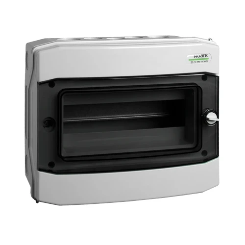 Kunststof installatiebehuizing, opbouw, IP65, 1 rij, 12 modules PV-200-101494