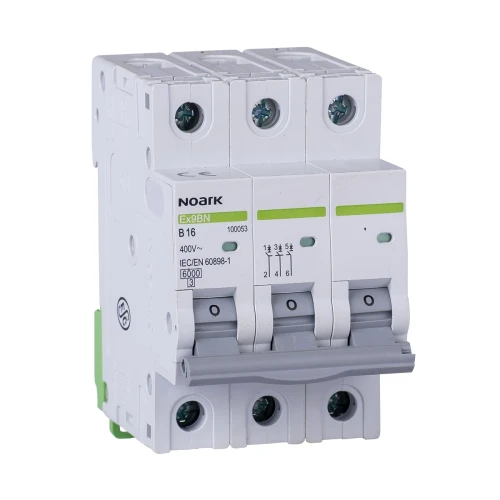 Stroomonderbreker 6 kA, ch-ka B, 16 A, 3-polig PV-200-100053