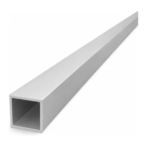 Tube aluminium carré 25×25×1,5 mm – profil fermé L=2000 mm EN AW-6060